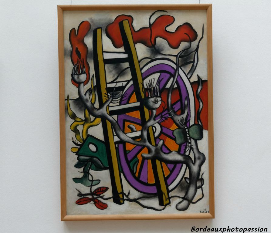 Fernand Léger, Le papillon sur la roue, 1948